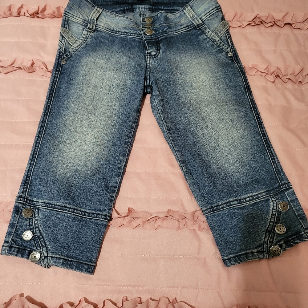 Denim Short, perfect fit for size Small  - Medium. Worn.
